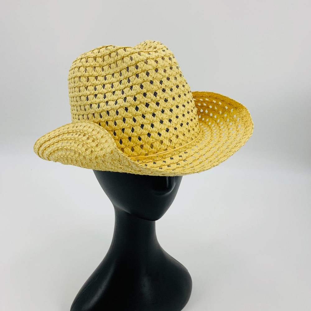 Woman's Straw Summer Cowboy Hat - Picture 3 of 7